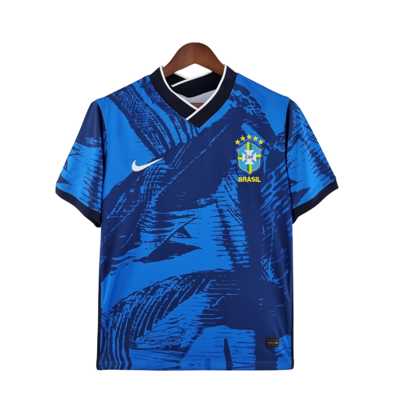 Camiseta Nike de la selección brasileña para hombre, edición especial para aficionados, azul