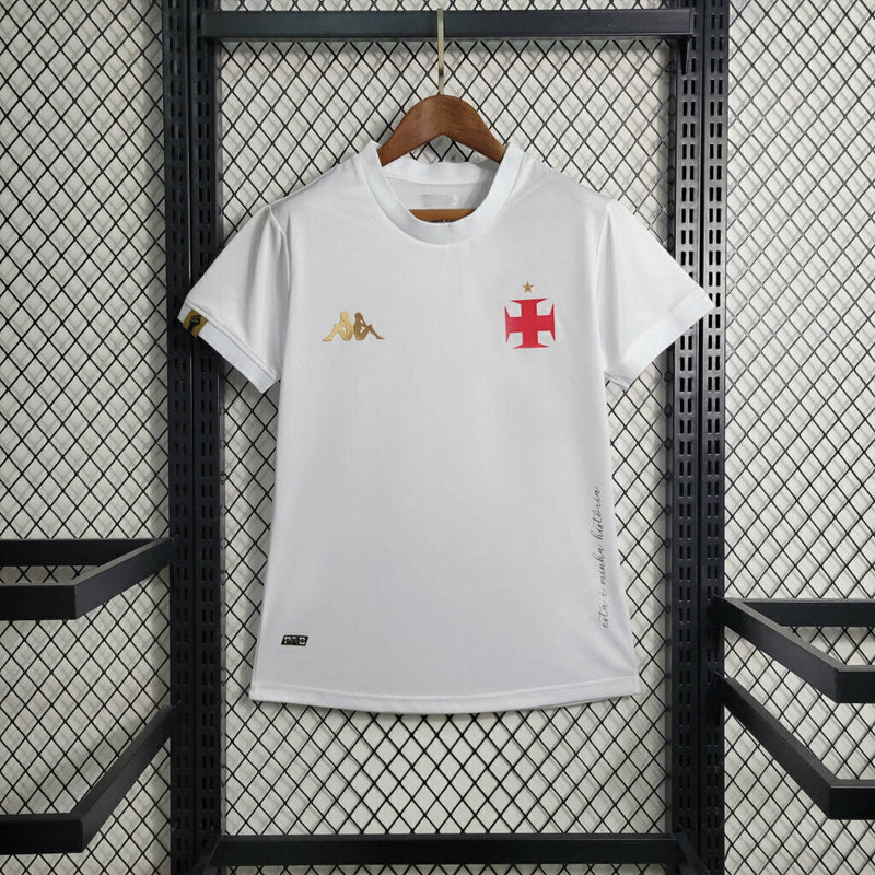 Camiseta de portero Vasco da Gama 23/24 Kappa para mujer - Blanca