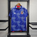Camiseta Adidas de aficionado para hombre de la selección nacional de Japón (local 22/23) - Azul