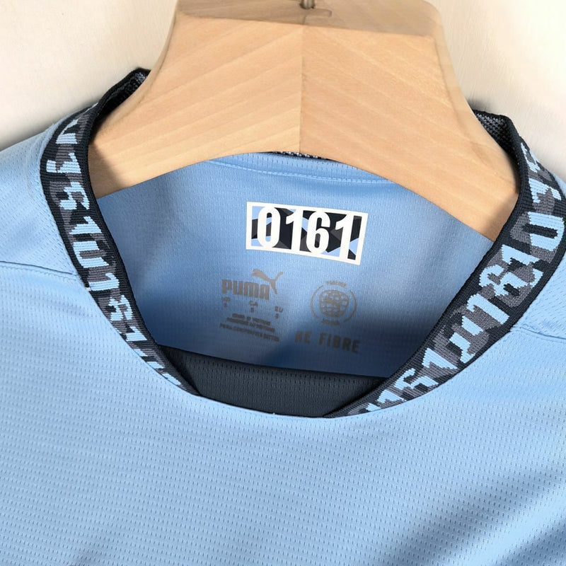 LISTO PARA ENTREGA Camiseta local del Manchester City 24/25 Camiseta de aficionado para hombre - Azul