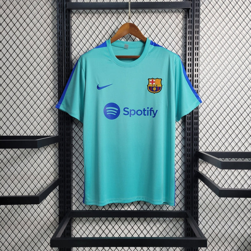 Camiseta de entrenamiento Nike para hombre del Barcelona 23/24 - Verde