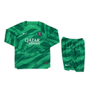 Conjunto de portero de manga larga para hombre del Paris Saint Germain - PSG - 23/24 - Verde