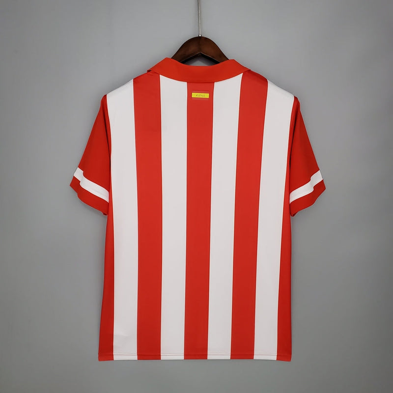 Camiseta retro Nike para hombre del Atlético de Madrid II 13/14 - Rojo y blanco