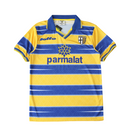 Camiseta retro de local del Parma 98/99 para hombre, color azul y amarillo