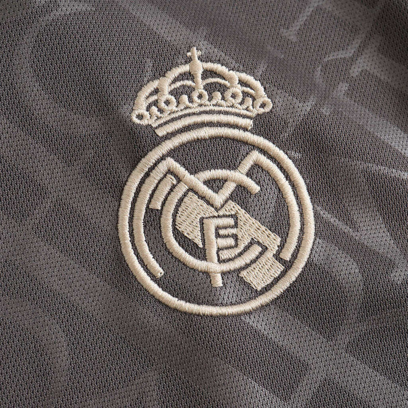 Camiseta y pantalón corto para niño del Real Madrid 24/25 (tercera equipación) - Gris