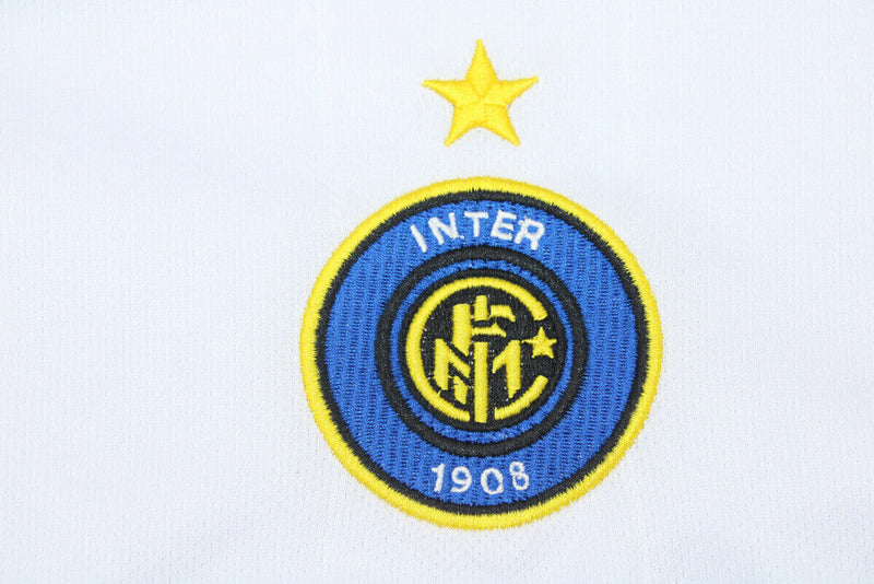 Camiseta de aficionado del Inter de Milán Retro II 04/05 para hombre - Blanca