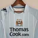 Camiseta retro de aficionado del Manchester City (local 08/09), hombre, azul