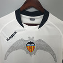 Camiseta retro de aficionado Kappa Valencia Home 09/10 para hombre - Blanca