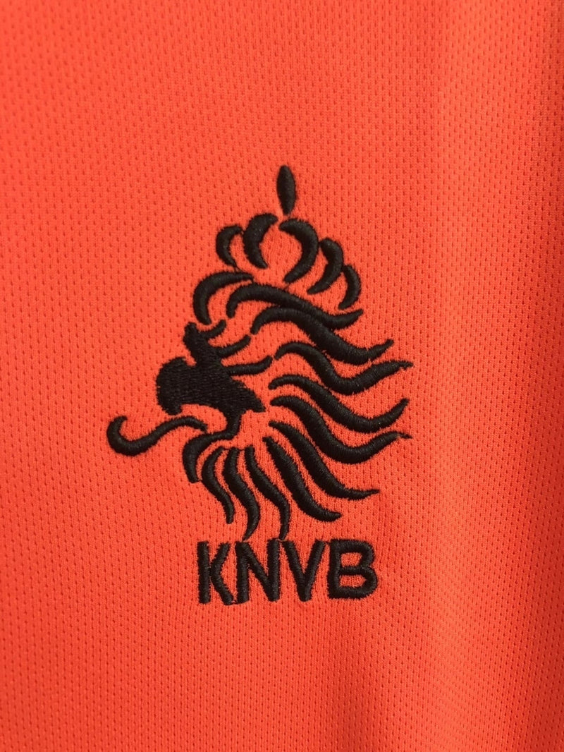 Camiseta retro de local de la selección nacional de Países Bajos 1998 para hombre - Naranja