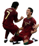 Camiseta retro de local de la selección nacional de Portugal 2006 para hombre - Roja