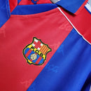 Camiseta retro de aficionado del Barcelona 92/94 para hombre de Kappa - Roja