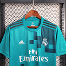 Camiseta retro de aficionado Adidas del Real Madrid II 17/18 para hombre - Azul