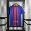 Camiseta retro de local del Barcelona 17/18 Nike para hombre - Azul rey y rojo