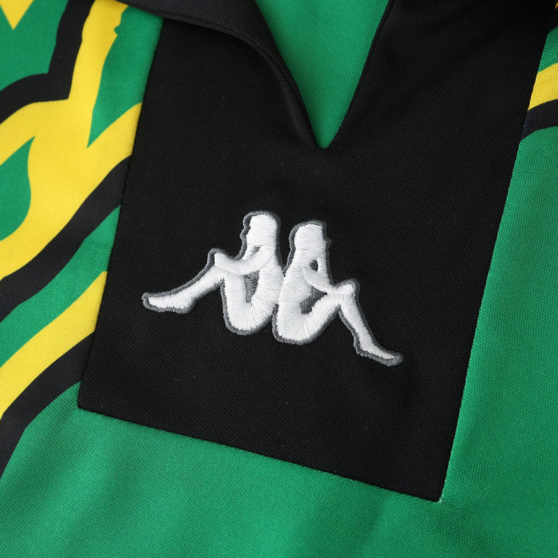 Camiseta retro de la selección nacional de Jamaica (local, reserva, 1998) para hombre - Verde