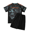 Camiseta y pantalón corto azul de visitante del Bayern Múnich 24/25 para niños