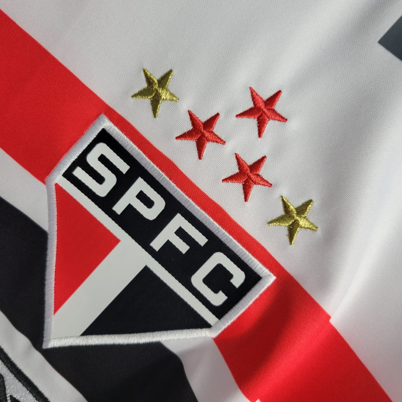 Camiseta aficionado São Paulo Retro 1ª 2006 - Hombre - Blanco
