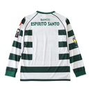 Camiseta retro de manga larga para hombre Sporting 02/03 Supporter - Verde