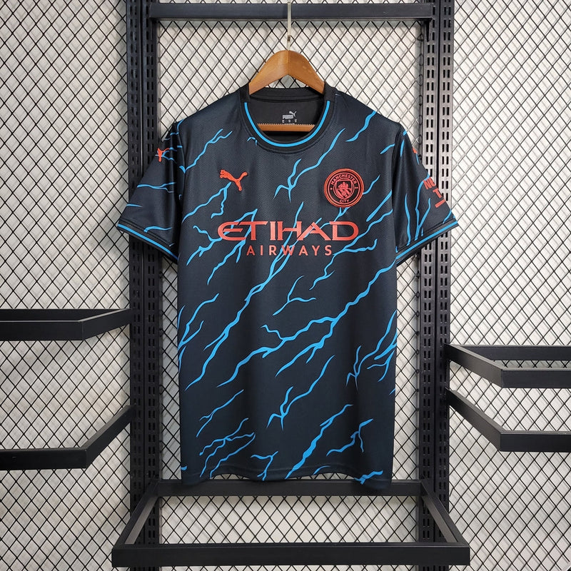 Camiseta de entrenamiento Puma Manchester Third III para hombre 23/24 Fan - Azul