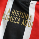 Camiseta Adidas Fan Mujer Reserva São Paulo Segunda 24/25 - Tricolor