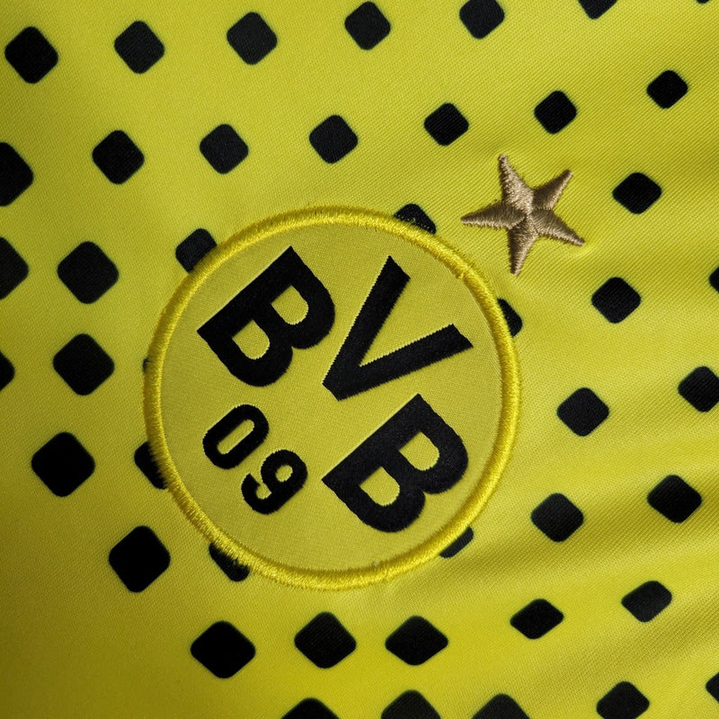 Camiseta retro de aficionado Kappa del Borussia Dortmund 11/12 (amarilla)
