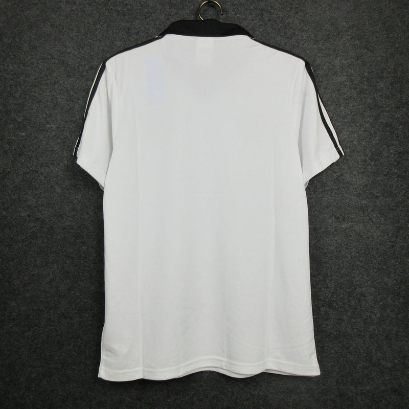 Camiseta retro de la selección alemana I Home 1980 Adidas para hombre - Blanca