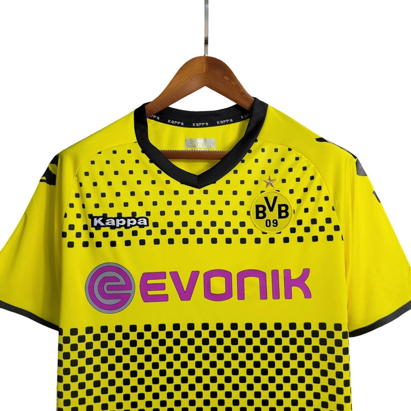 Camiseta retro de aficionado Kappa del Borussia Dortmund 11/12 (amarilla)