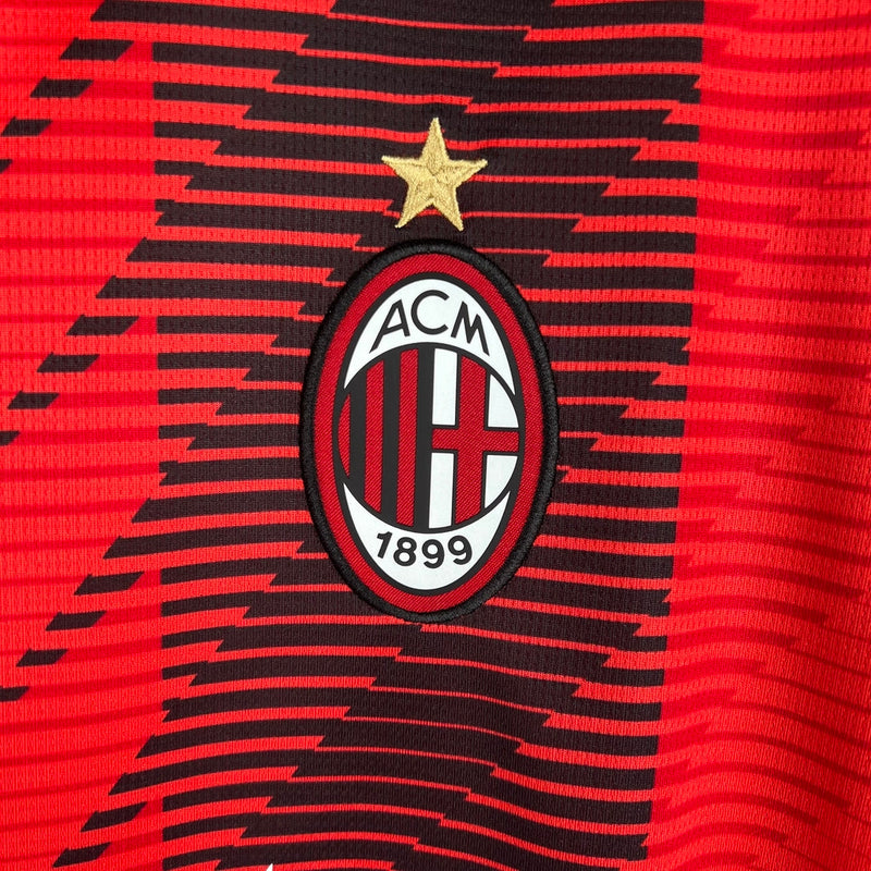 Camiseta de aficionado Puma del AC Milan 23/24 para hombre - Roja