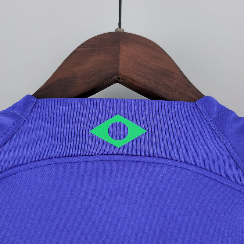 Camiseta Nike de la Selección Brasileña II para mujer 2022 - Azul