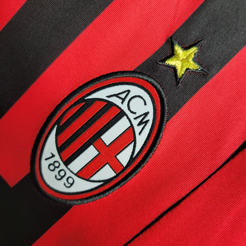 Camiseta retro local del Milan 07/08 de Adidas para hombre - Negra