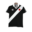 Camiseta retro de visitante del Vasco da Gama 1988 para hombre - Negra