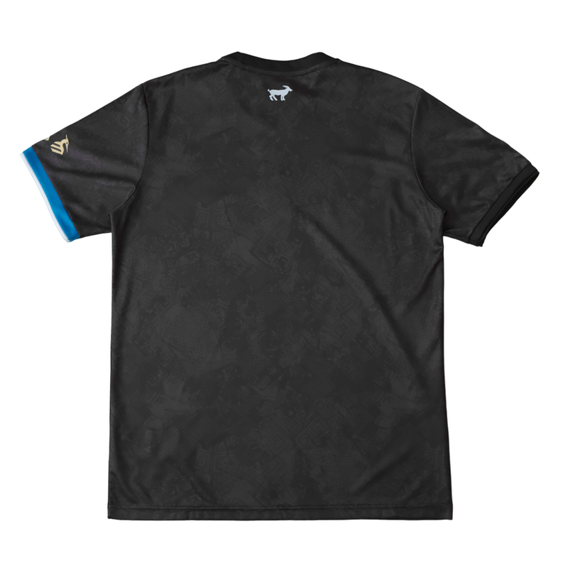 Camiseta de aficionado de Argentina GOAT MESSI 23/24 para hombre - Negra