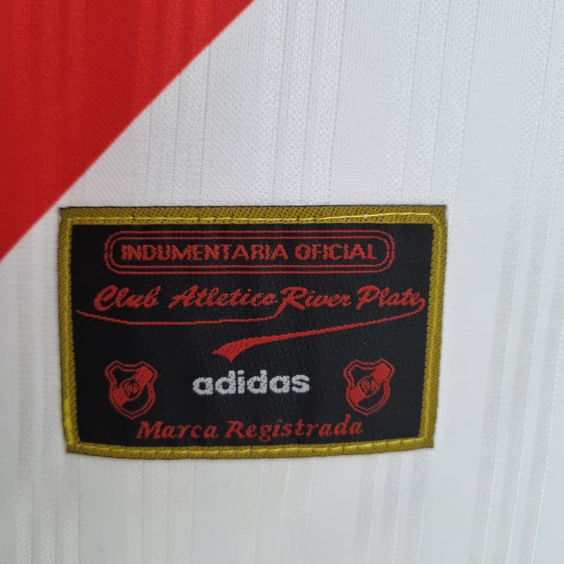 Camiseta retro Adidas River Plate 95/96 para hombre - Blanca