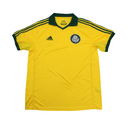 Camiseta retro de aficionado de la selección brasileña Palmeiras 2014 para hombre - Amarilla