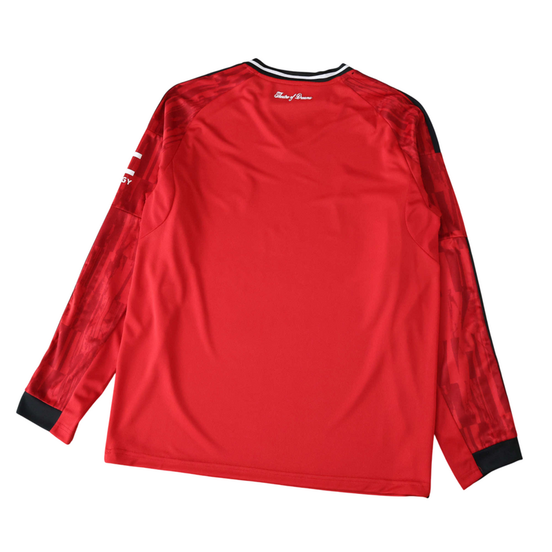 Camiseta de local del Manchester United - Manga larga 25/26 - Camiseta de aficionado para hombre - Roja