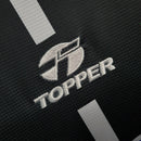 Camiseta de aficionado retro del Corinthians de la reserva de 1999 para hombre - Negra