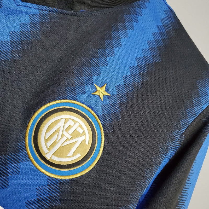 Camiseta retro de local del Inter de Milán 10/11 Nike para hombre - Azul y negro
