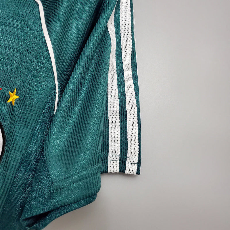 Camiseta Adidas de visitante de la selección alemana retro II 1998 para hombre - Verde