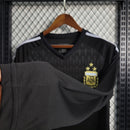 Camiseta negra de Argentina - Manga larga 23/24 Puma Fan para hombre - Negra