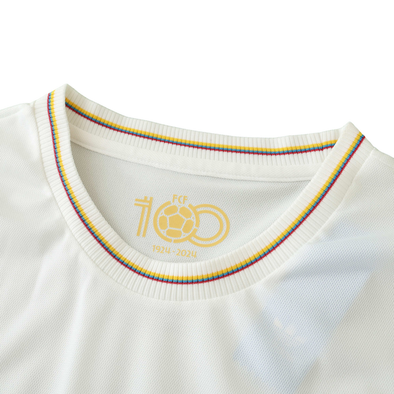 Camiseta de la Selección Colombia Colección 100 Años 24/25 Fan - Blanca
