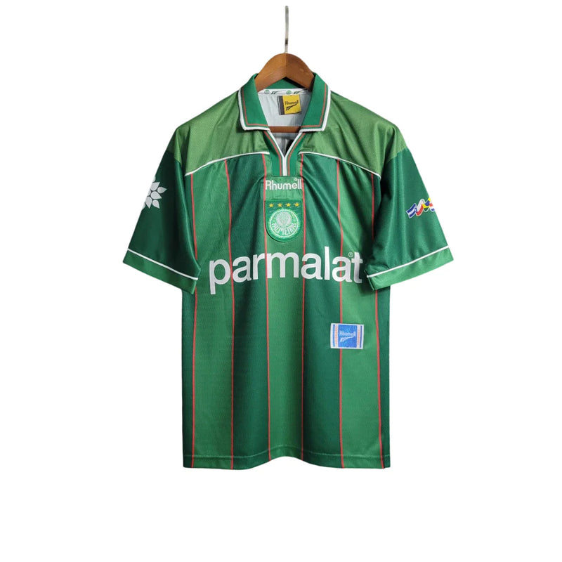 Camiseta Palmeiras Retro I 1999 Libertadores Fan Rhumell - Hombre - Verde