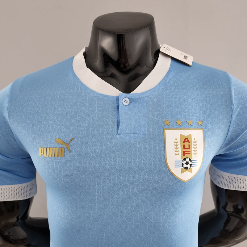 Camiseta de jugador de la selección uruguaya local 22/23 Puma para hombre - Azul cielo