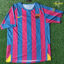 Camiseta Nike retro de local del Barcelona 2006 para hombre - Azul y granate