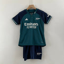 Camiseta y pantalón corto para niños del Arsenal Third III 23/24 - Verde