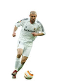 Camiseta retro de aficionado Adidas del Real Madrid 05/06 para hombre - Blanca