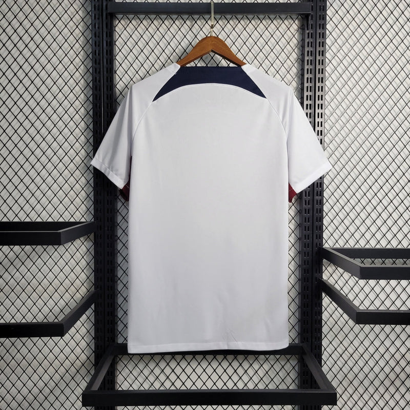 Camiseta de entrenamiento Nike para hombre del PSG 23/24 - Paris Saint Germain - Blanco