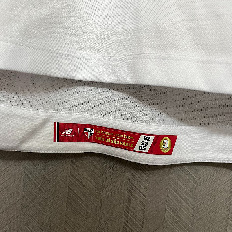 Camiseta São Paulo Primera Equipación I 25/26 Jugador Hombre - Blanco