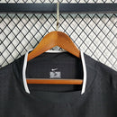 Camiseta retro de aficionado del Manchester United Away II 03/04 para hombre - Negra