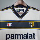 Camiseta Parma Retro Away II 02/03 para hombre - Fan Lotto - Blanco