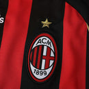 Camiseta retro de manga larga para aficionado del Milan Home I 06/07 de Adidas para hombre - Negro y rojo