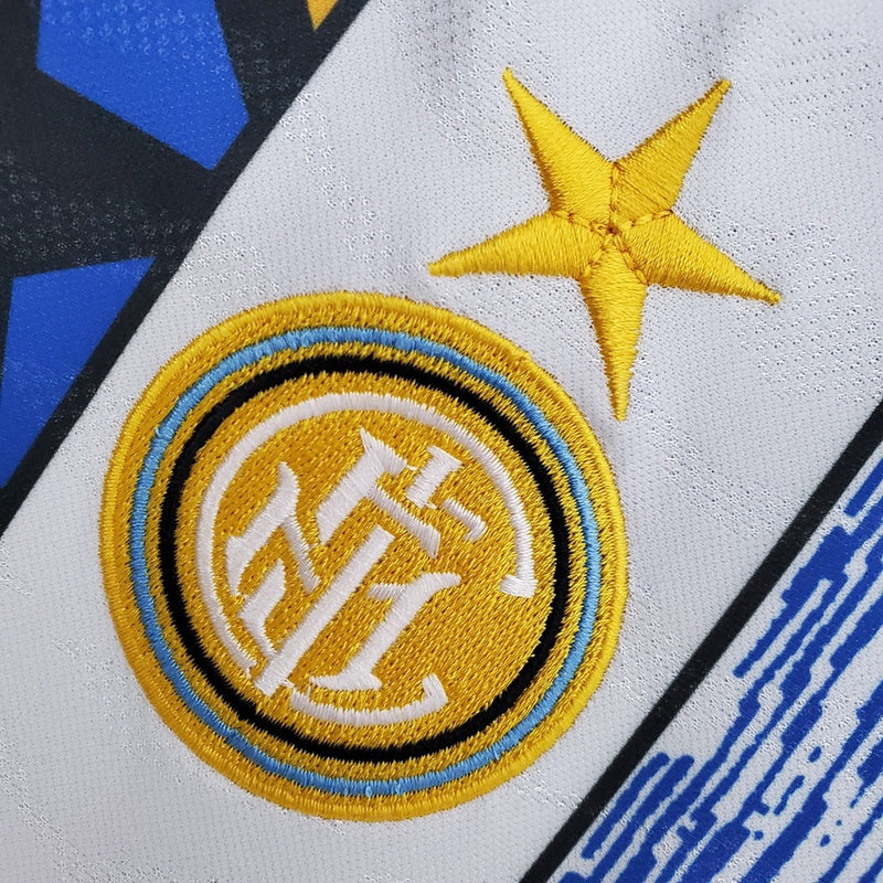 Camiseta retro de visitante II del Inter de Milán 96/97 para hombre - Blanca